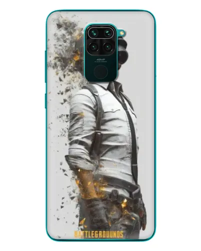 Чохол для Xiaomi Redmi 10X з картинкою «PUBG — боєць у пилу»