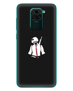 Чохол для Xiaomi Redmi 10X з картинкою «PUBG — силует воїна»