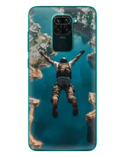 Чохол для Xiaomi Redmi 10X з картинкою «PUBG — вільне падіння»
