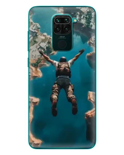 Чохол для Xiaomi Redmi 10X з картинкою «PUBG — вільне падіння»