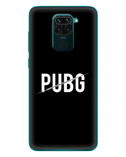Чохол для Xiaomi Redmi 10X з картинкою «PUBG — білий логотип»