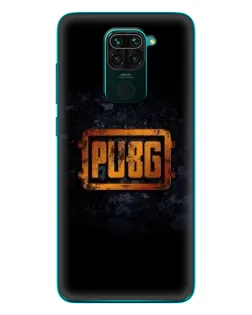 Чохол для Xiaomi Redmi 10X з картинкою «PUBG — золотий логотип»