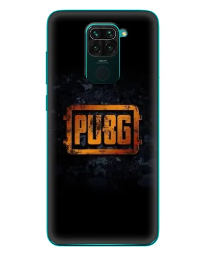 Чохол для Xiaomi Redmi 10X з картинкою «PUBG — золотий логотип»