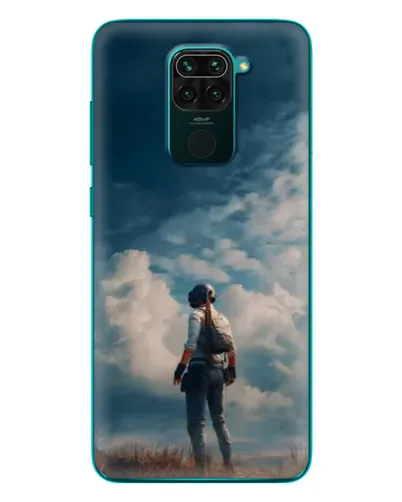 Чохол для Xiaomi Redmi 10X з картинкою «Герой PUBG на скелі»