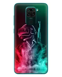 Чохол для Xiaomi Redmi 10X з картинкою «PUBG — вогняний воїн»