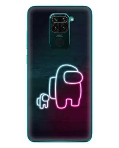Чохол для Xiaomi Redmi 10X з картинкою «Among Us неон-арт»