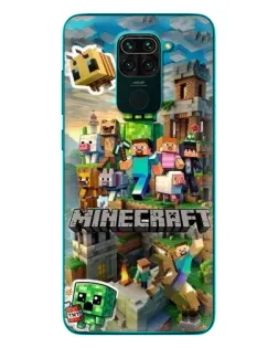 Чохол для Xiaomi Redmi 10X з картинкою «Замок Minecraft»