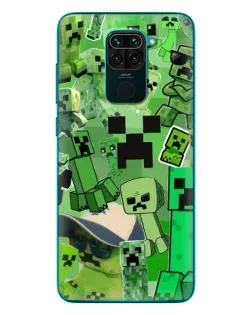 Чохол для Xiaomi Redmi 10X з картинкою «Кріпери Minecraft»