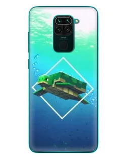 Чехол для Xiaomi Redmi 10X с картинкой «Черепаха Minecraft» Чехол для Xiaomi Redmi 10X с картинкой «Черепаха Minecraft»