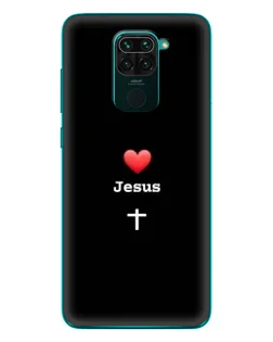 Чехол для Xiaomi Redmi 10X с картинкой «Сердце - Jesus» Чехол для Xiaomi Redmi 10X с картинкой «Сердце - Jesus»