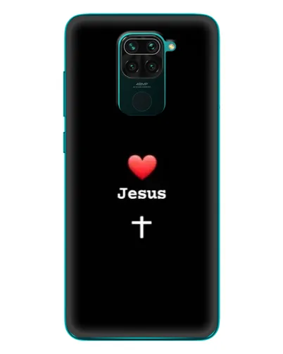 Чехол для Xiaomi Redmi 10X с картинкой «Сердце - Jesus» Чехол для Xiaomi Redmi 10X с картинкой «Сердце - Jesus»