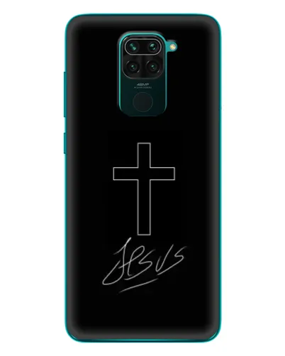 Чехол для Xiaomi Redmi 10X с картинкой «Графический крест Jesus» Чехол для Xiaomi Redmi 10X с картинкой «Графический крест Jesus»