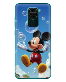 Чехол для Xiaomi Redmi 10X с картинкой «Mickey и мыльные пузыри»