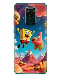 Чохол для Xiaomi Redmi 10X з картинкою «Космічний фастфуд»
