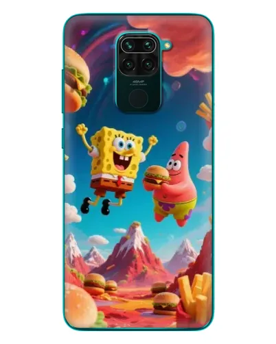 Чохол для Xiaomi Redmi 10X з картинкою «Космічний фастфуд»