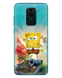 Чохол для Xiaomi Redmi 10X з картинкою «Спанч Боб переможець»
