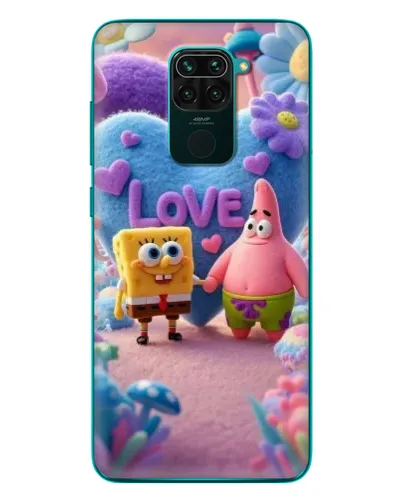 Чохол для Xiaomi Redmi 10X з картинкою «Губка Боб Патрік»