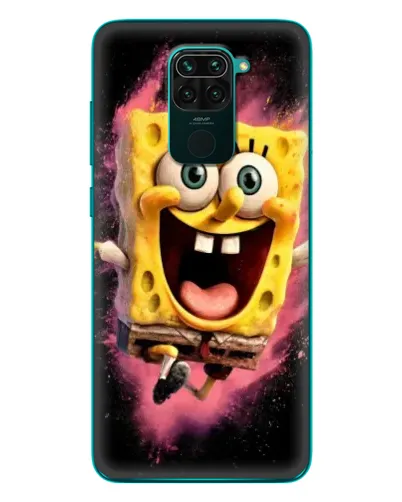 Чохол для Xiaomi Redmi 10X з картинкою «Вибуховий Спанч Боб»