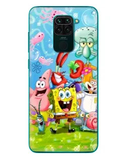Чехол для Xiaomi Redmi 10X с картинкой «Губка Боб и друзья» Чехол для Xiaomi Redmi 10X с картинкой «Губка Боб и друзья»