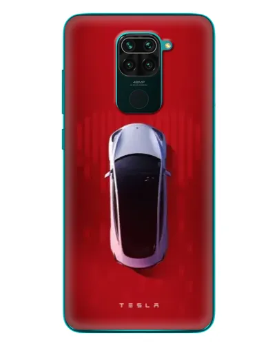 Чехол для Xiaomi Redmi 10X с картинкой «Tesla Top View»