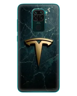 Чохол для Xiaomi Redmi 10X з картинкою «Мармурова Tesla Gold» Чохол для Xiaomi Redmi 10X з картинкою «Мармурова Tesla Gold»