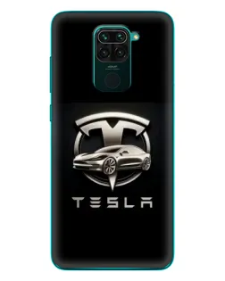 Чохол для Xiaomi Redmi 10X з картинкою «Tesla — срібне авто» Чохол для Xiaomi Redmi 10X з картинкою «Tesla — срібне авто»