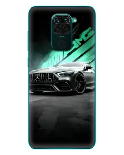 Чехол для Xiaomi Redmi 10X с картинкой «Темный Mercedes AMG»