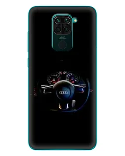 Чохол для Xiaomi Redmi 10X з картинкою «Салон Audi — кермо»