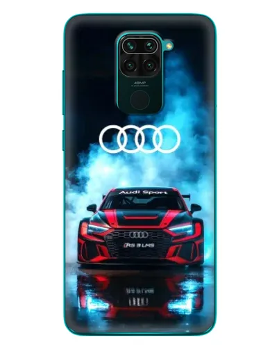 Чехол для Xiaomi Redmi 10X с картинкой «Audi Sport — неон»