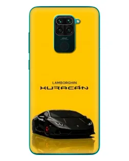 Чохол для Xiaomi Redmi 10X з картинкою «Lamborghini Huracan чорний»