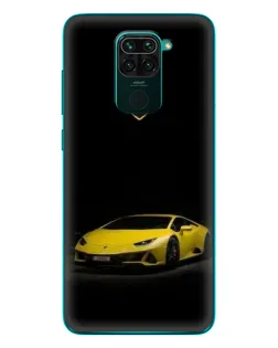 Чохол для Xiaomi Redmi 10X з картинкою «Lamborghini жовтий акцент»