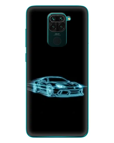 Чехол для Xiaomi Redmi 10X с картинкой «Неоновый контур Lamborghini» Чехол для Xiaomi Redmi 10X с картинкой «Неоновый контур Lamborghini»