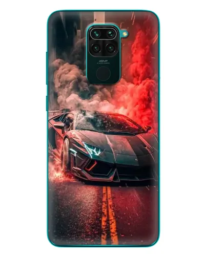 Чехол для Xiaomi Redmi 10X с картинкой «Lamborghini красный дым» Чехол для Xiaomi Redmi 10X с картинкой «Lamborghini красный дым»