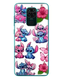 Чехол для Xiaomi Redmi 10X с картинкой «Стикеры Stitch и Angel» Чехол для Xiaomi Redmi 10X с картинкой «Стикеры Stitch и Angel»