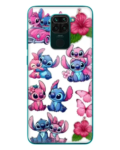 Чехол для Xiaomi Redmi 10X с картинкой «Стикеры Stitch и Angel» Чехол для Xiaomi Redmi 10X с картинкой «Стикеры Stitch и Angel»