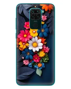 Чехол для Xiaomi Redmi 10X с картинкой «Цветочная феерия»