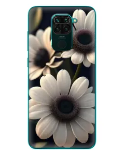 Чехол для Xiaomi Redmi 10X с картинкой «Белые маргаритки макро»