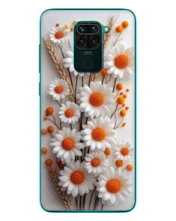 Чехол для Xiaomi Redmi 10X с картинкой «Белые сухоцветы»