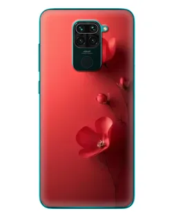 Чехол для Xiaomi Redmi 10X с картинкой «Маковые соцветия»