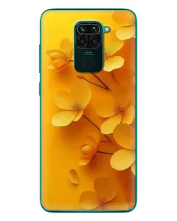 Чехол для Xiaomi Redmi 10X с картинкой «Золотые лепестки»