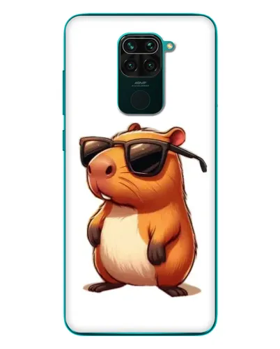 Чехол для Xiaomi Redmi 10X с картинкой «Капибара в очках» Чехол для Xiaomi Redmi 10X с картинкой «Капибара в очках»