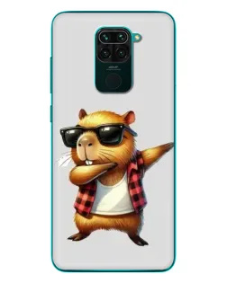 Чохол для Xiaomi Redmi 10X з картинкою «Капібара репер даб»