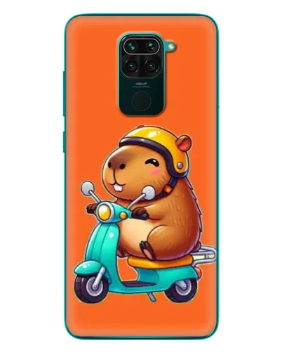 Чехол для Xiaomi Redmi 10X с картинкой «Капибара на скутере» Чехол для Xiaomi Redmi 10X с картинкой «Капибара на скутере»