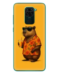 Чохол для Xiaomi Redmi 10X з картинкою «Капібара на відпочинку»