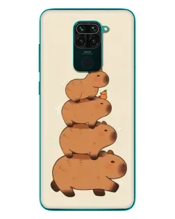 Чохол для Xiaomi Redmi 10X з картинкою «Вежа з капібар»