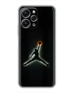 Чехол для Xiaomi Redmi 12 (5G) с картинкой «Jordan Gradient Logo» Чехол для Xiaomi Redmi 12 (5G) с картинкой «Jordan Gradient Logo»