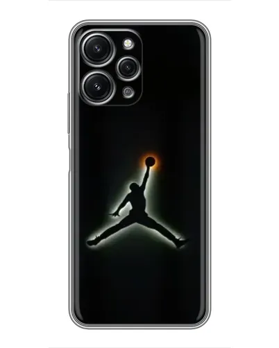 Чехол для Xiaomi Redmi 12 (5G) с картинкой «Jordan Gradient Logo»
