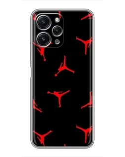Чехол для Xiaomi Redmi 12 (5G) с картинкой «Jordan Red Pattern» Чехол для Xiaomi Redmi 12 (5G) с картинкой «Jordan Red Pattern»