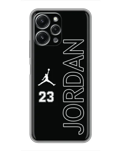 Чехол для Xiaomi Redmi 12 (5G) с картинкой «Jordan Vertical»