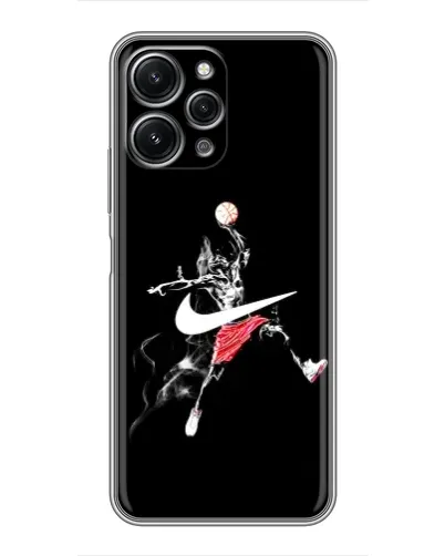 Чехол для Xiaomi Redmi 12 (5G) с картинкой «Jordan Jumpman»